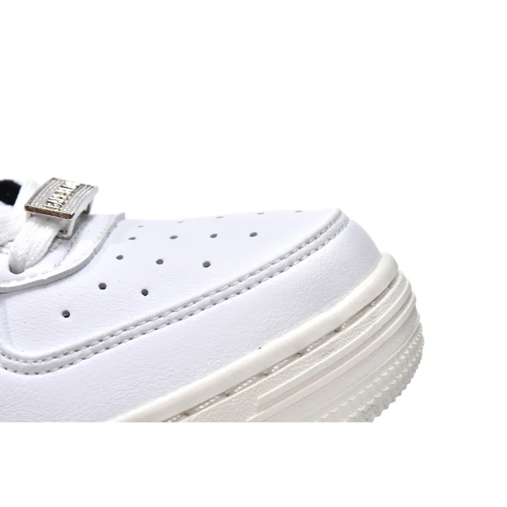 Pkgod A Bathing Ape Bape Sta Low White Black