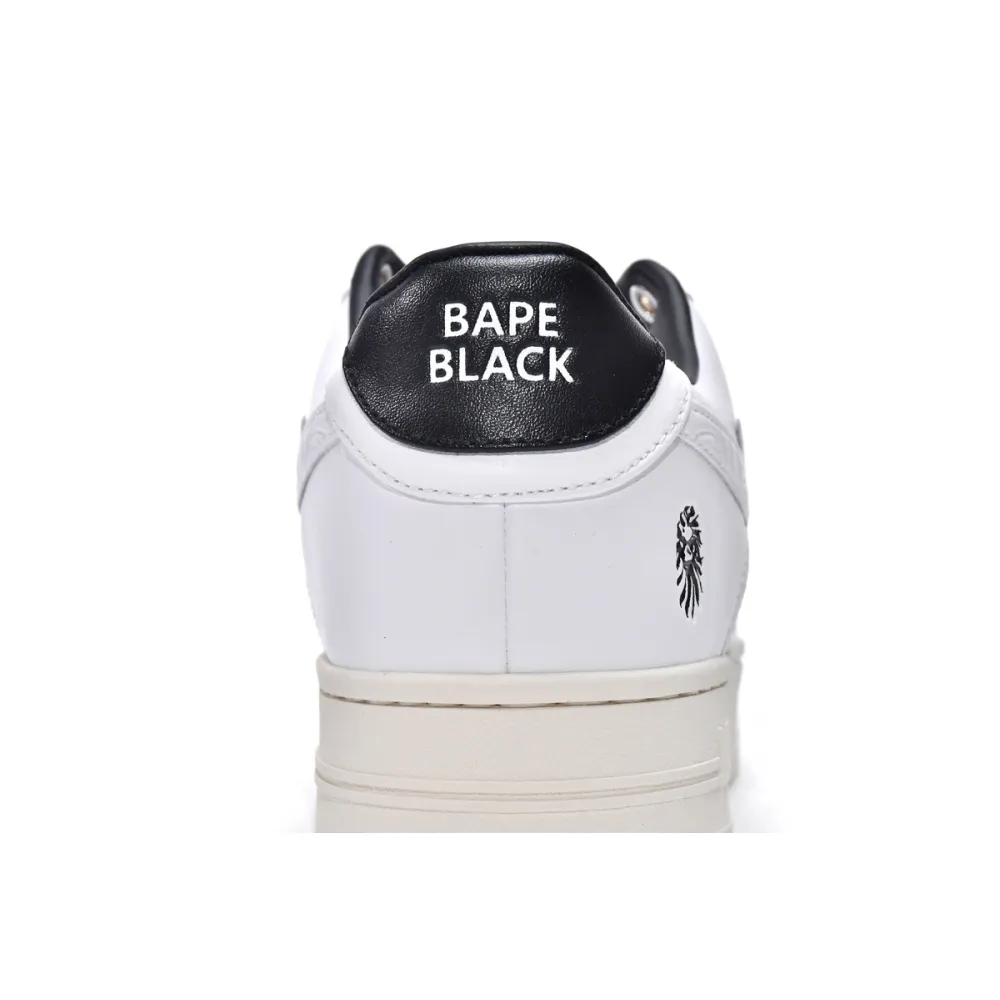 Zafa Wear A Bathing Ape Bape Sta Low White Black