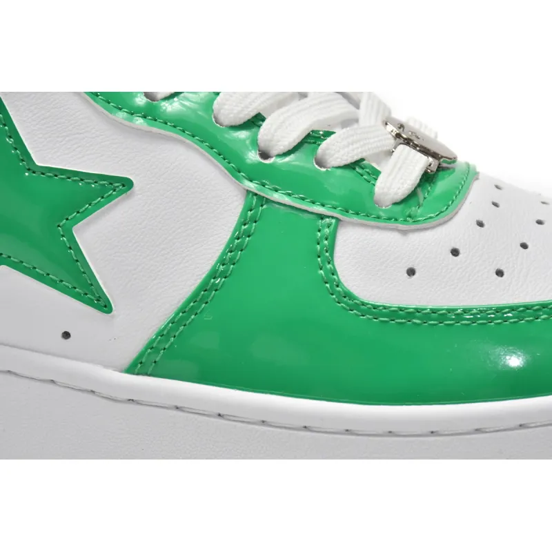 Pkgod A Bathing Ape Bape Sta Low White Green