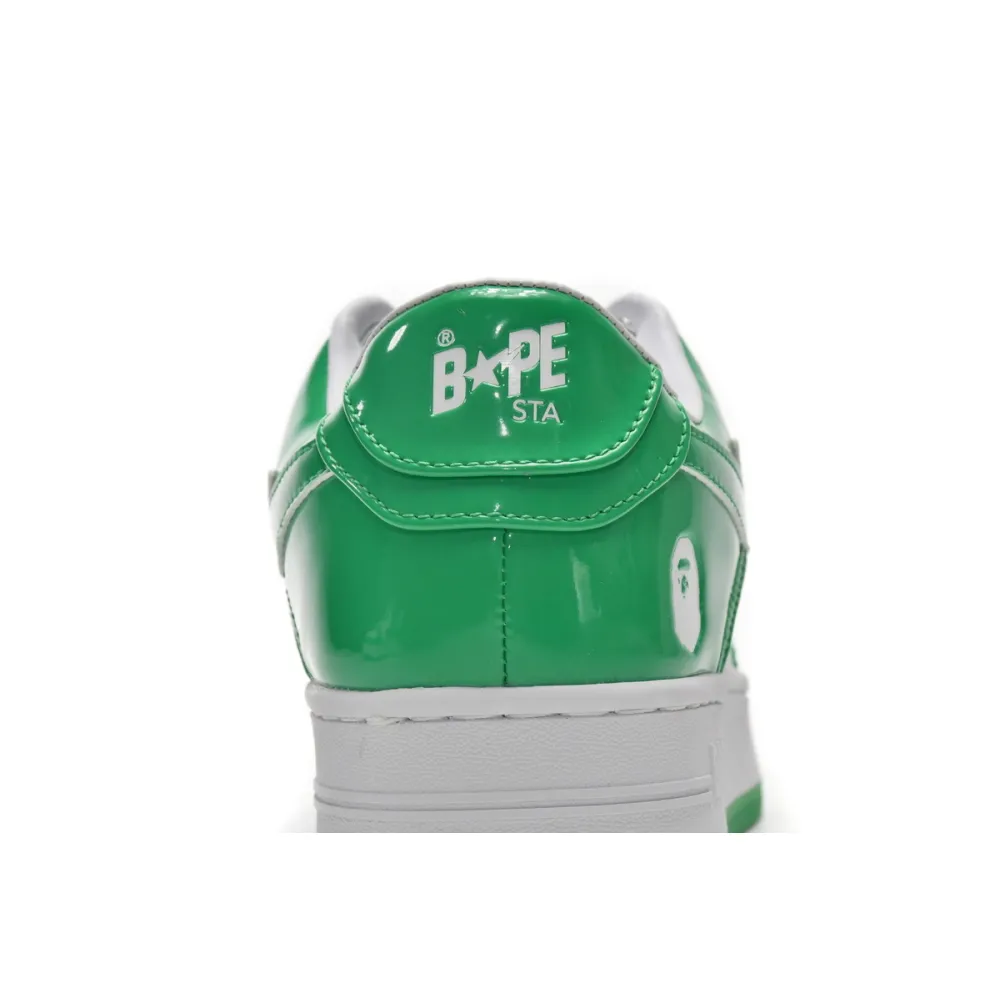 Zafa Wear A Bathing Ape Bape Sta Low White Green