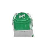 Pkgod A Bathing Ape Bape Sta Low White Green