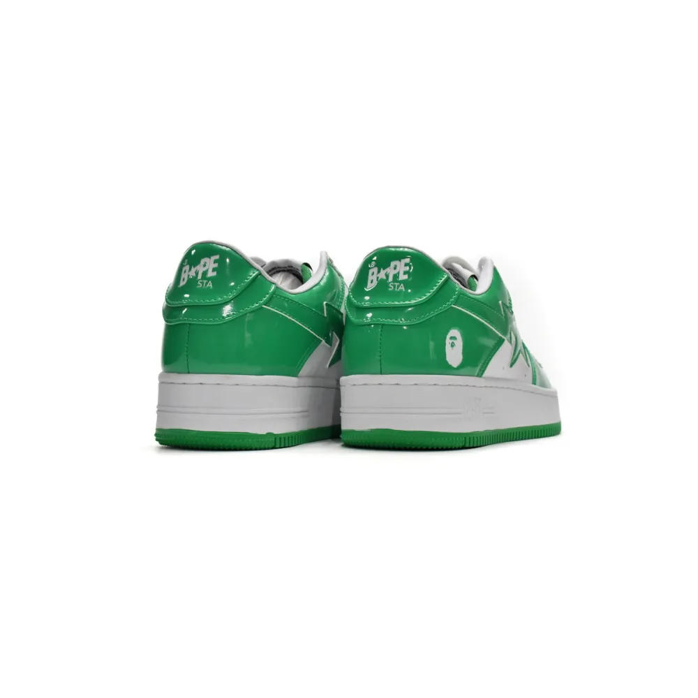 Zafa Wear A Bathing Ape Bape Sta Low White Green