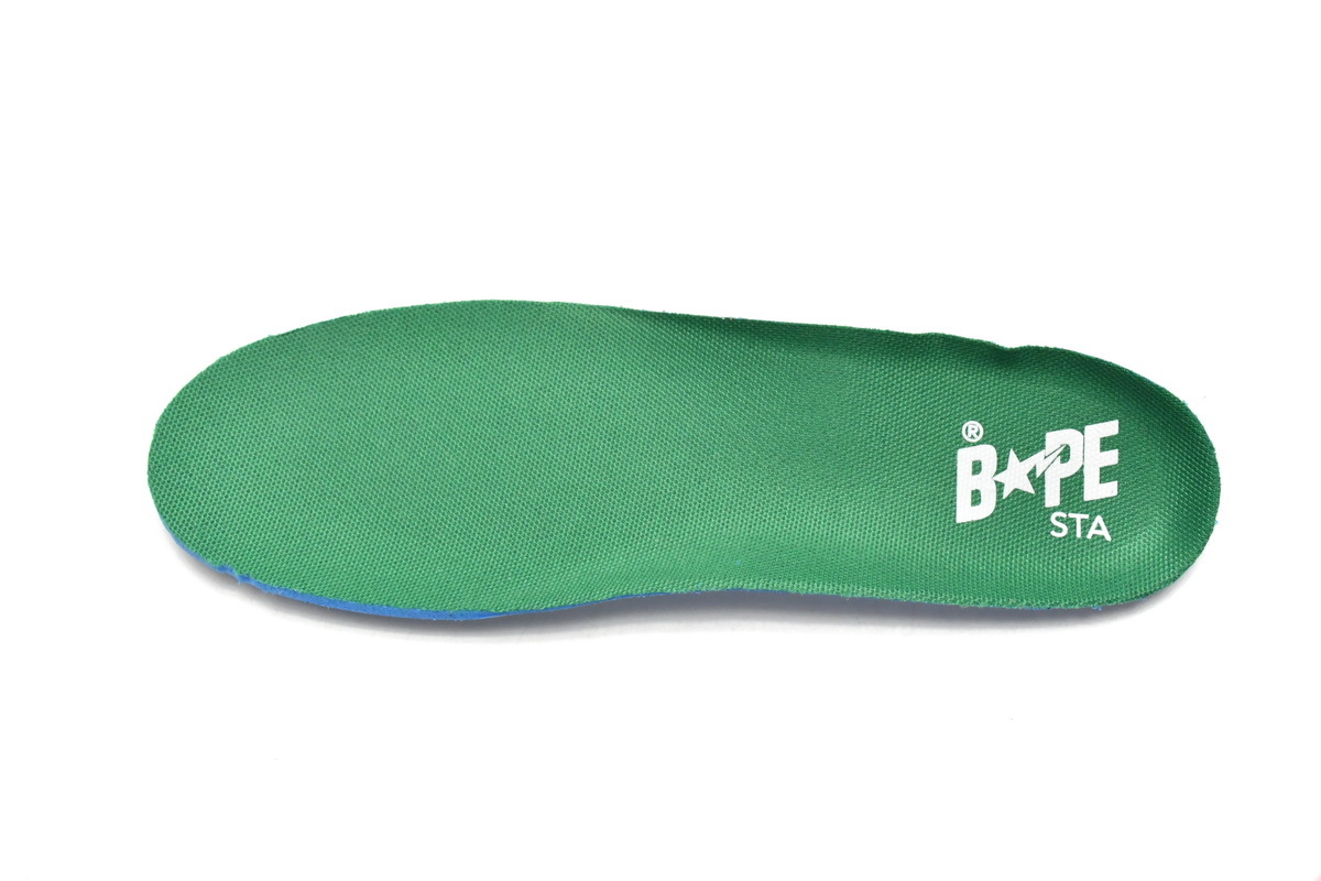 Pkgod A Bathing Ape Bape Sta Low White Green