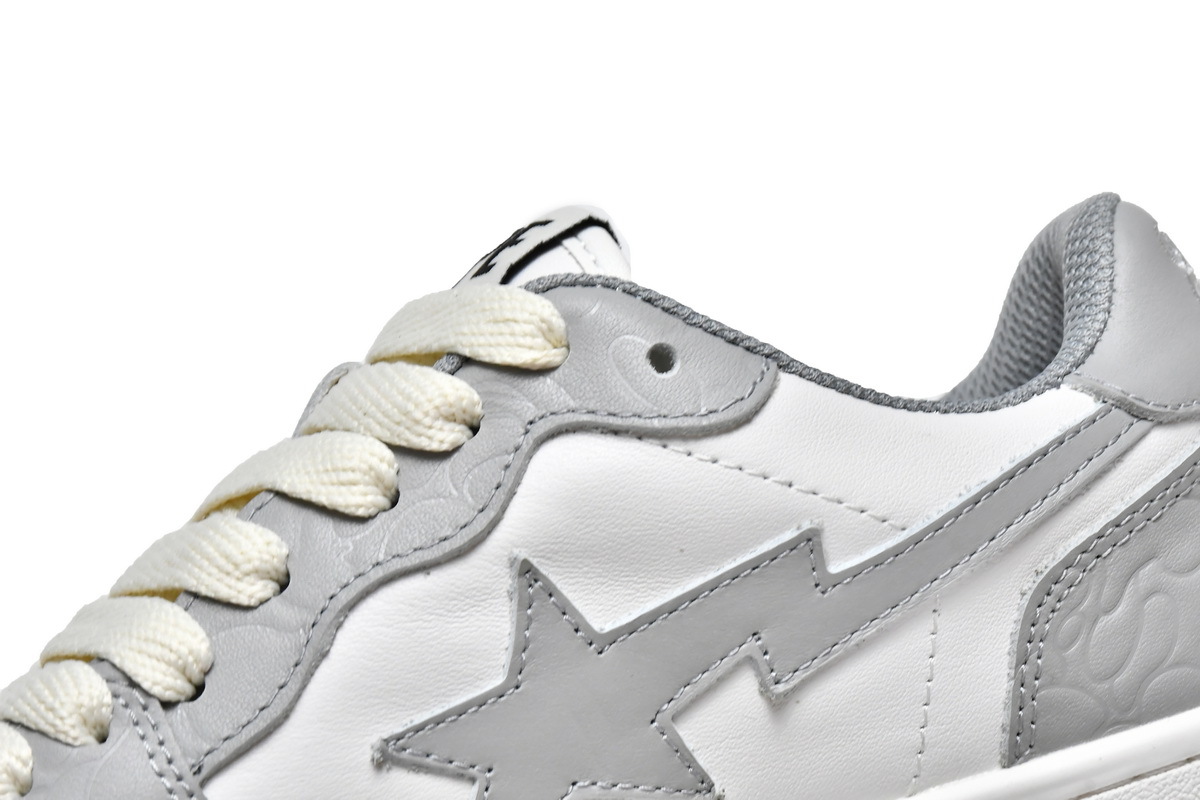    Pkgod A Bathing Ape Court Sta Light Grey Cream 