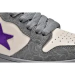Pkgod A Bathing Ape Court Sta Mist Grey Royal Purple