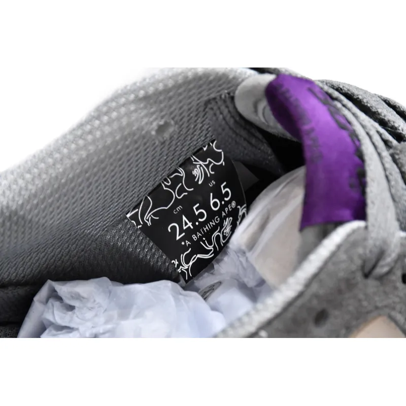 Pkgod A Bathing Ape Court Sta Mist Grey Royal Purple