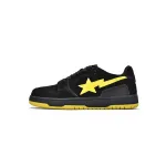 Pkgod A Bathing Ape Sk8 Sta Black Electric Yellow