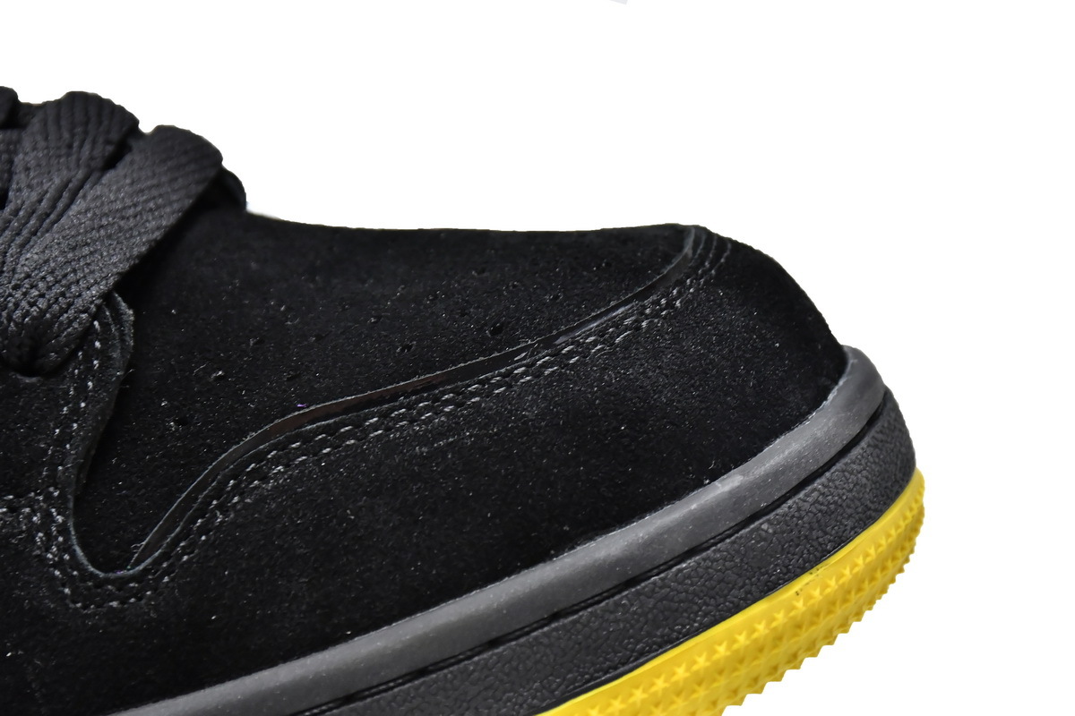     A Bathing Ape Sk8 Sta Black Electric Yellow