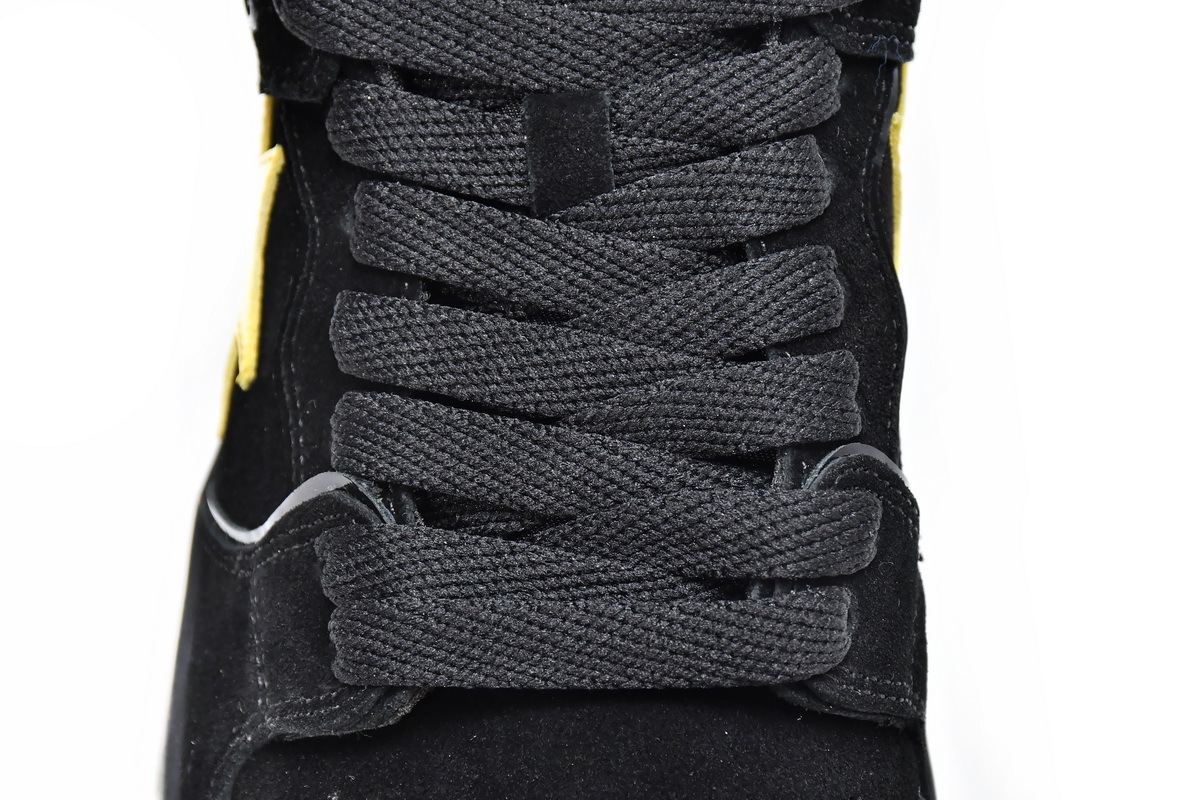     A Bathing Ape Sk8 Sta Black Electric Yellow