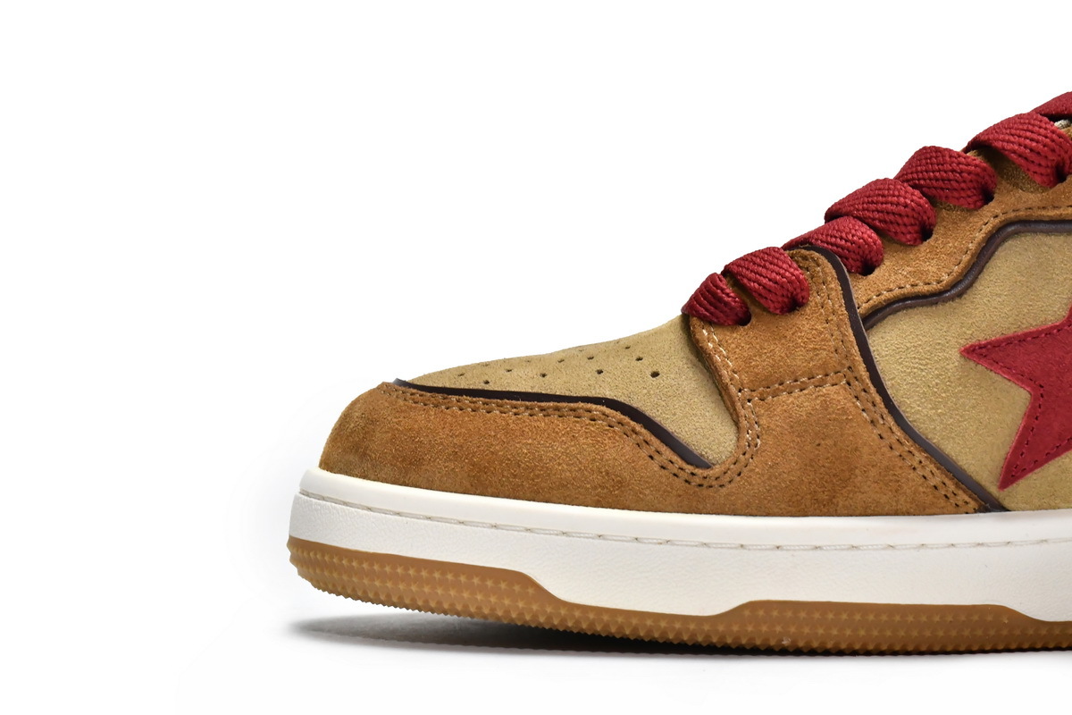     A Bathing Ape Sk8 Sta Wheat Red