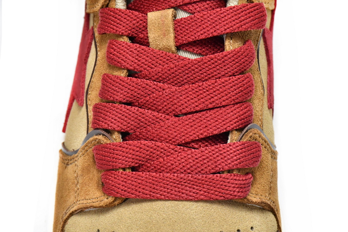    A Bathing Ape Sk8 Sta Wheat Red