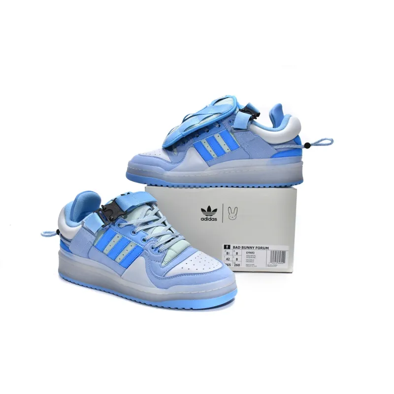 Pkgod adidas Forum 84 Buckle Low Bad Bunny Blue Tint