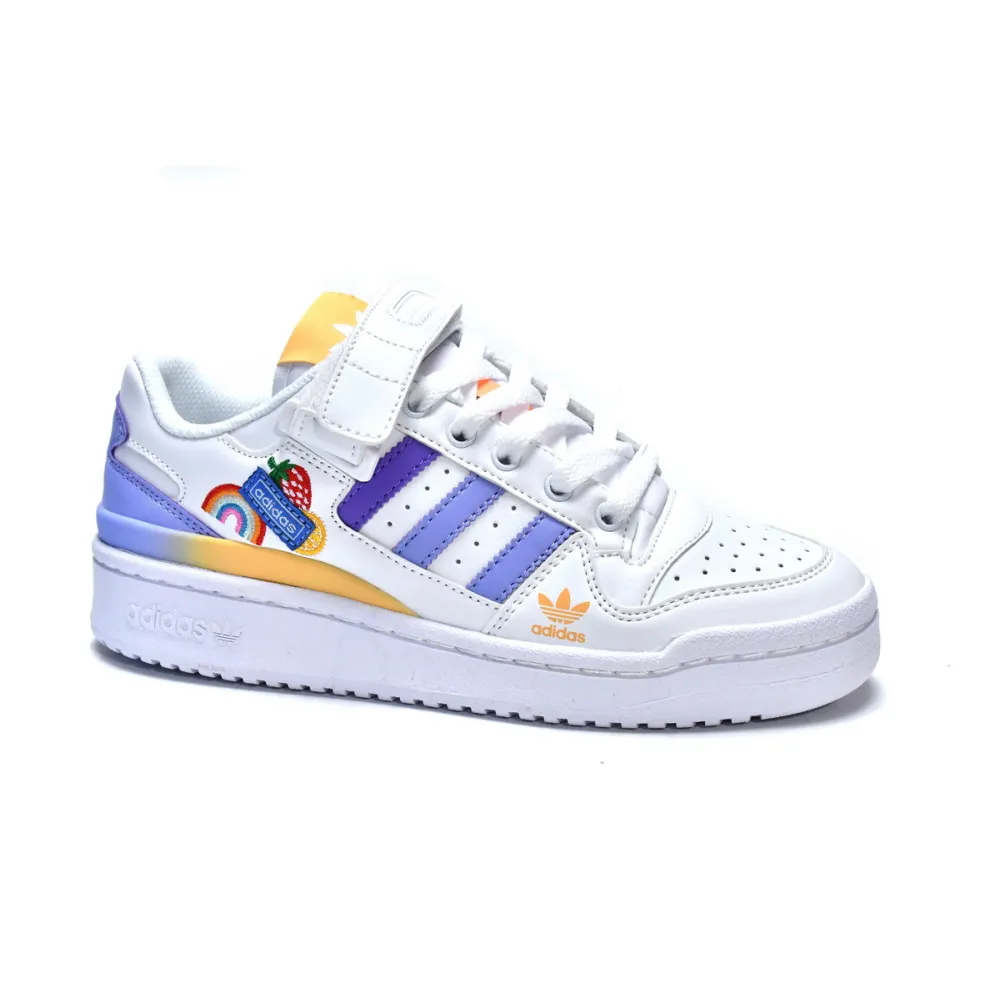 Pkgod adidas Forum Low White Light Purple