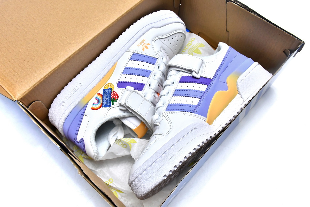 Pkgod adidas Forum Low White Light Purple