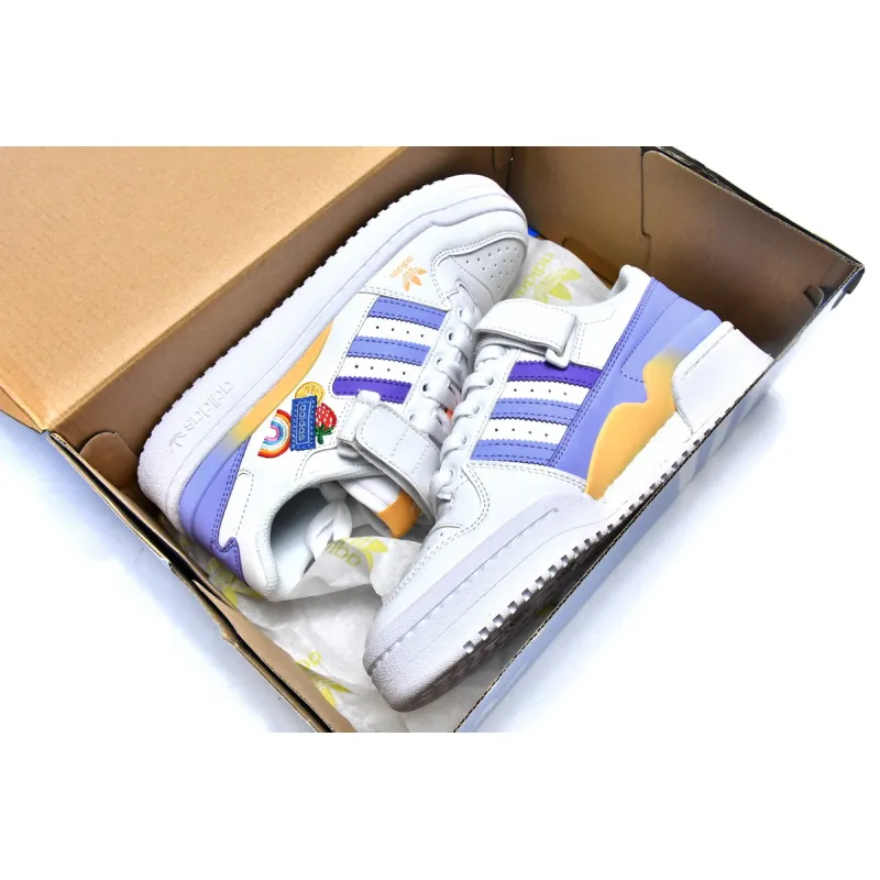 Pkgod adidas Forum Low White Light Purple