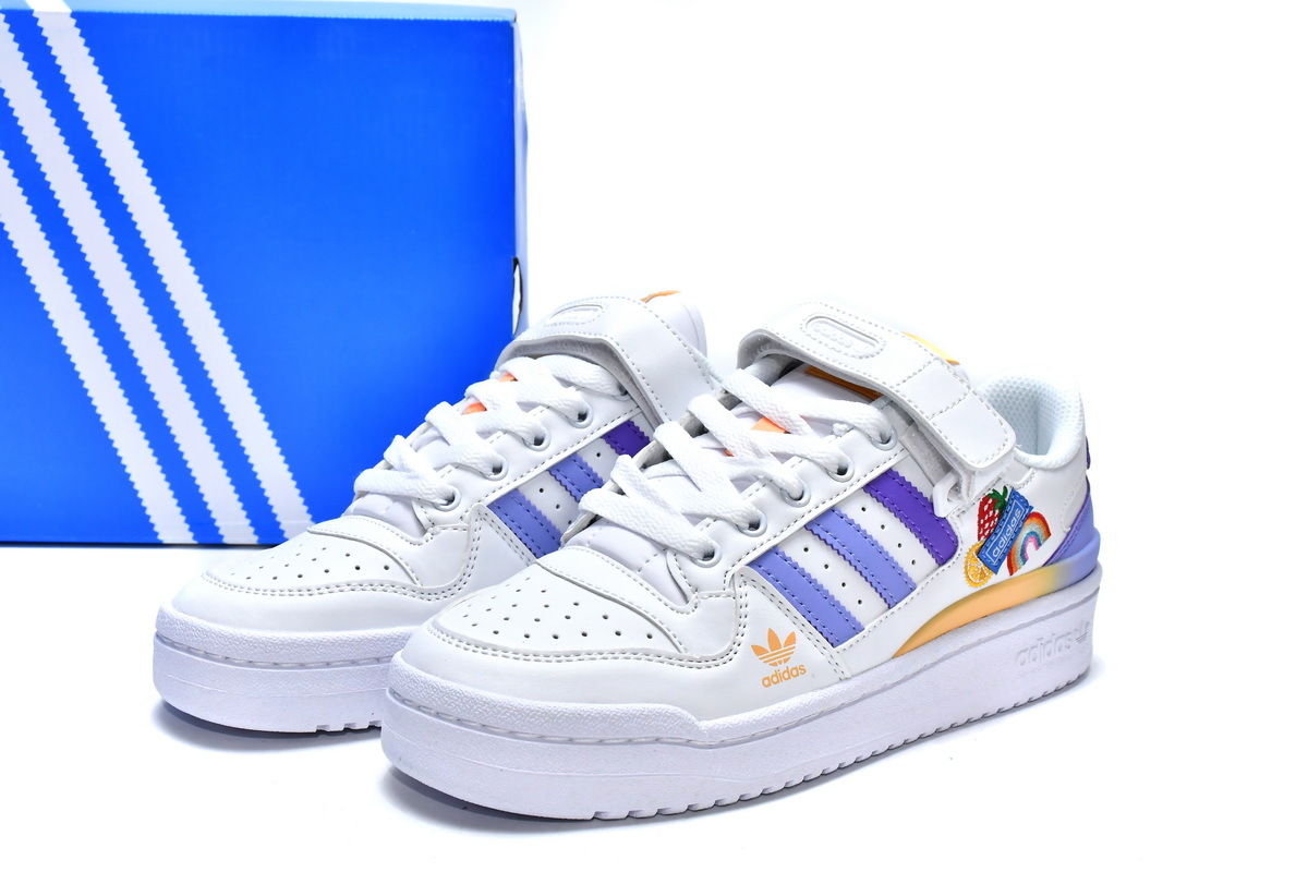 Pkgod adidas Forum Low White Light Purple