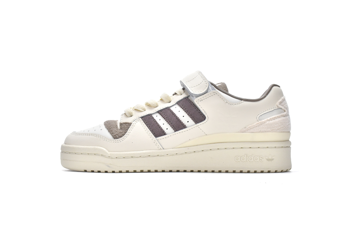 Pkgod adidas Originals Forum 84 Low Fleece White Brown