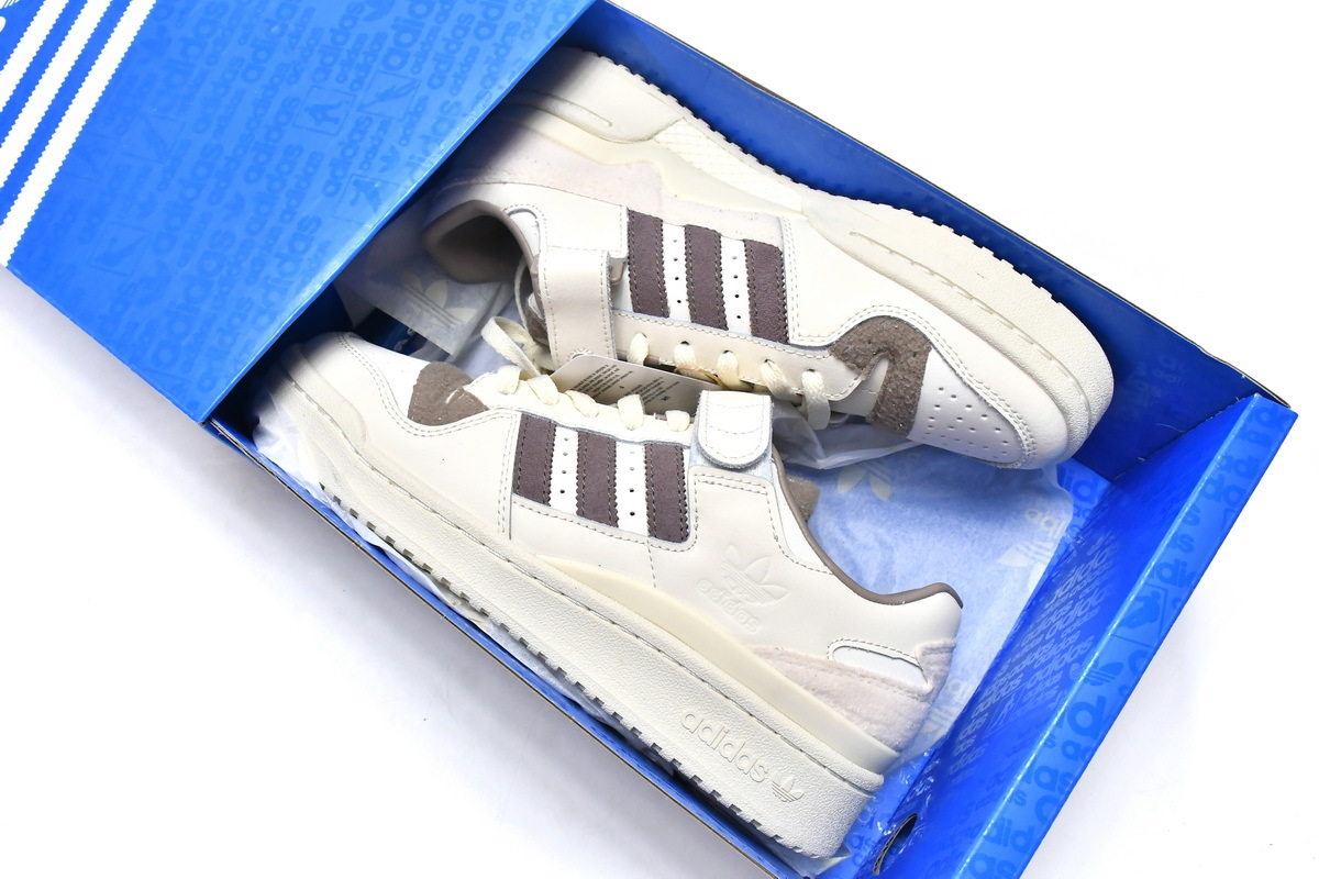 Pkgod adidas Originals Forum 84 Low Fleece White Brown