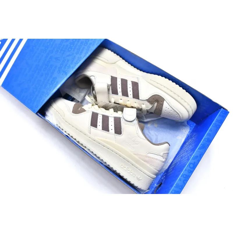 Pkgod adidas Originals Forum 84 Low Fleece White Brown