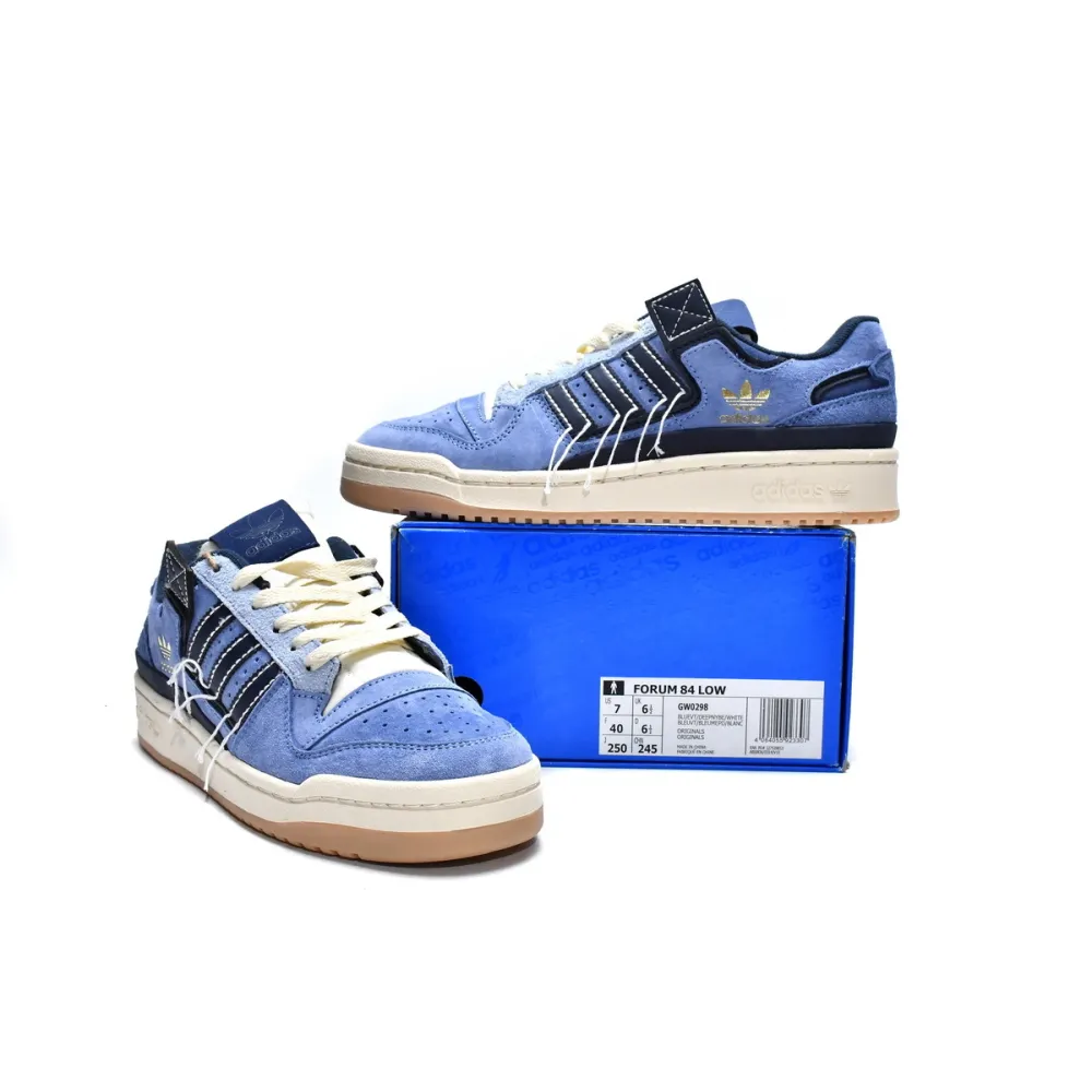 Pkgod adidas Originals Forum Plus 84 Low Blue Gum