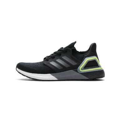    Pkgod adidas Ultra BOOST 20 CONSORTIUM Black Grey Green Real Boost 01