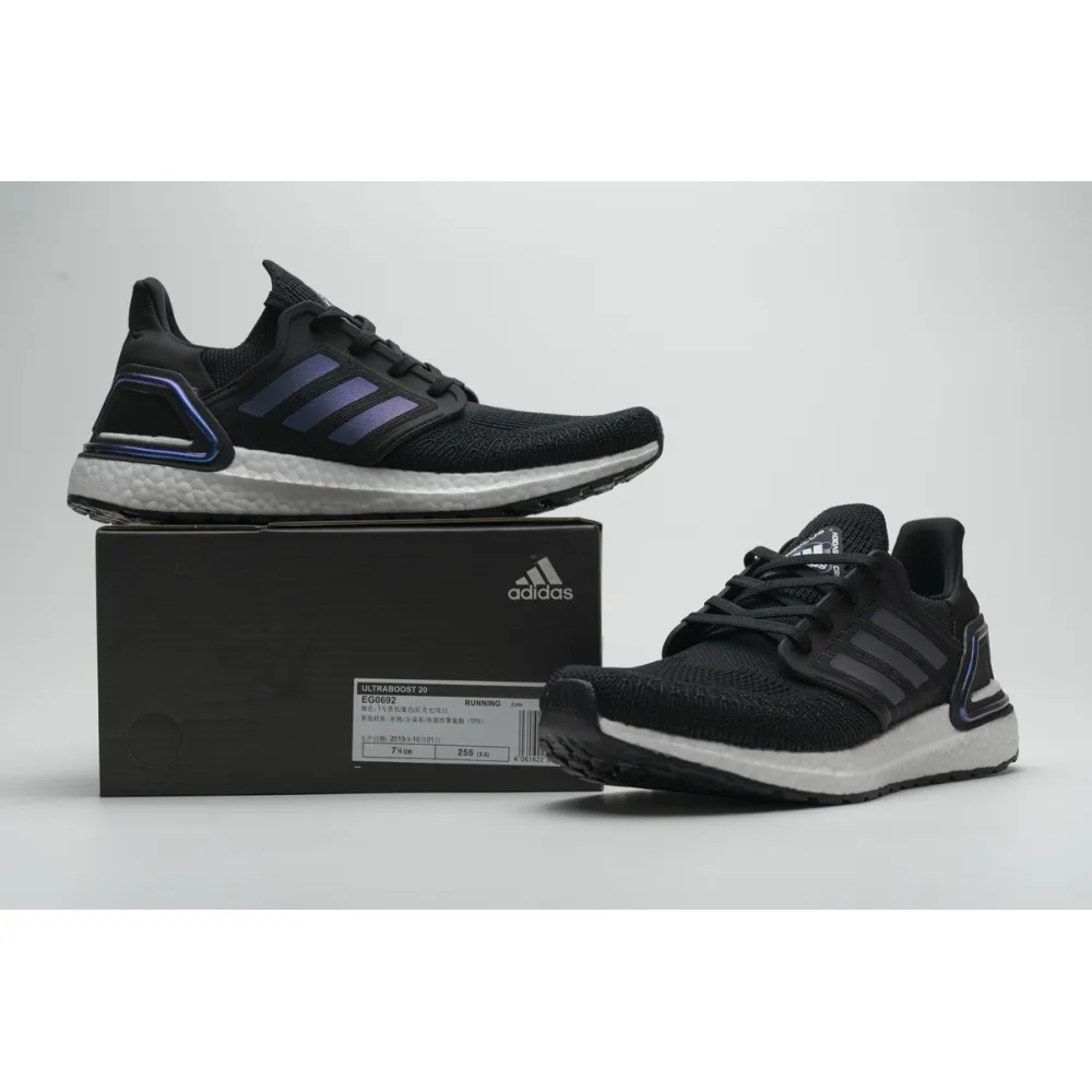 Pkgod adidas Ultra BOOST 20 CONSORTIUM Blue Violet Metallic Real Boost