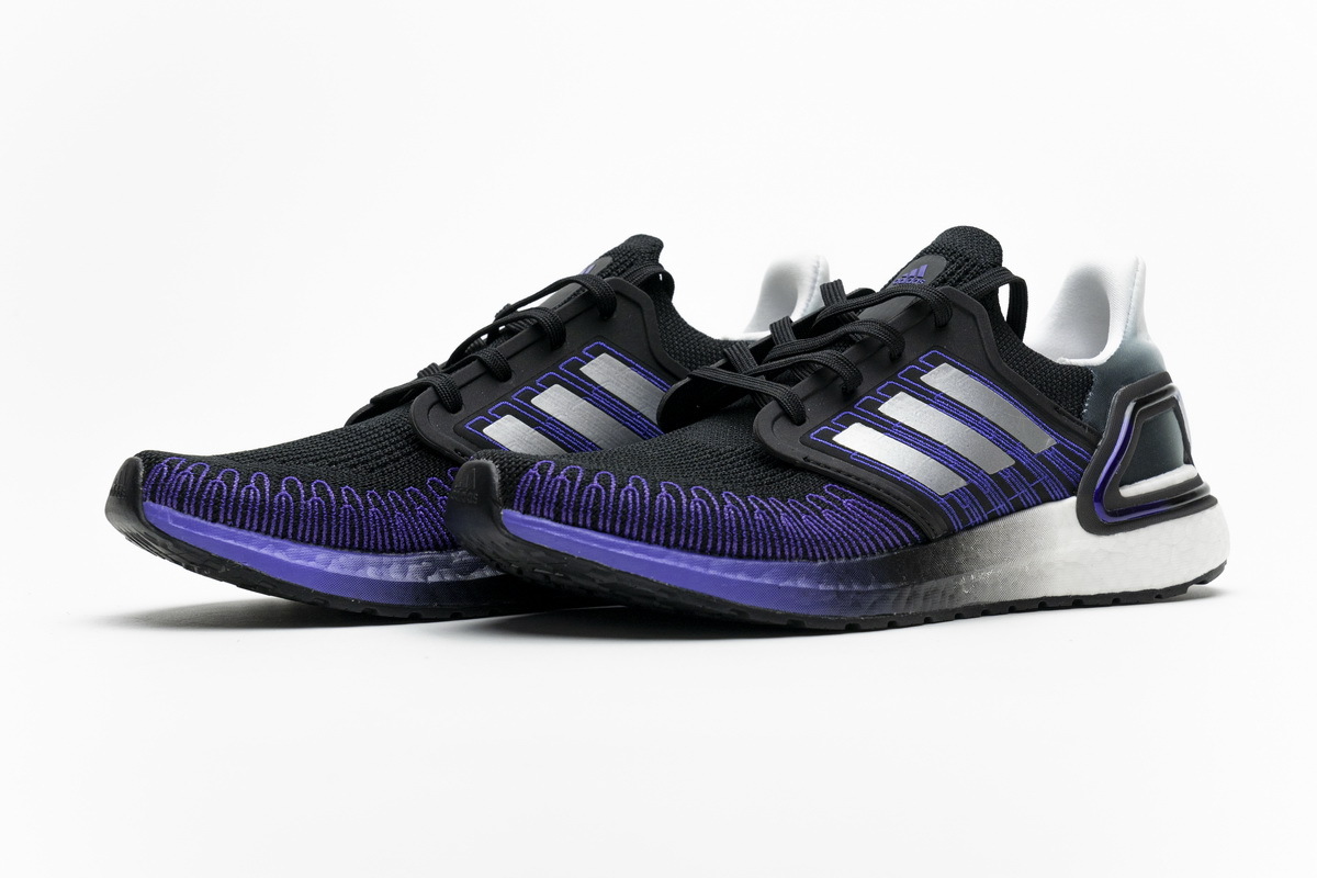     adidas Ultra BOOST 20 CONSORTIUM Core Black Silver Real Boost