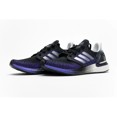    Pkgod adidas Ultra BOOST 20 CONSORTIUM Core Black Silver Real Boost 02