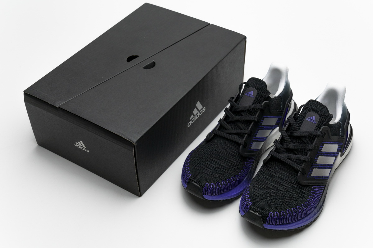     adidas Ultra BOOST 20 CONSORTIUM Core Black Silver Real Boost
