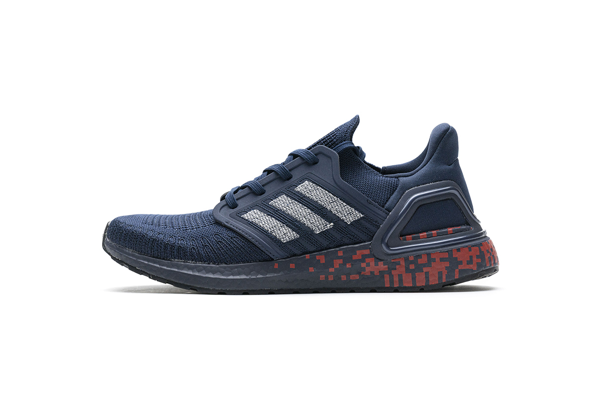     adidas Ultra BOOST 20 CONSORTIUM Dark Blue Red Real Boost