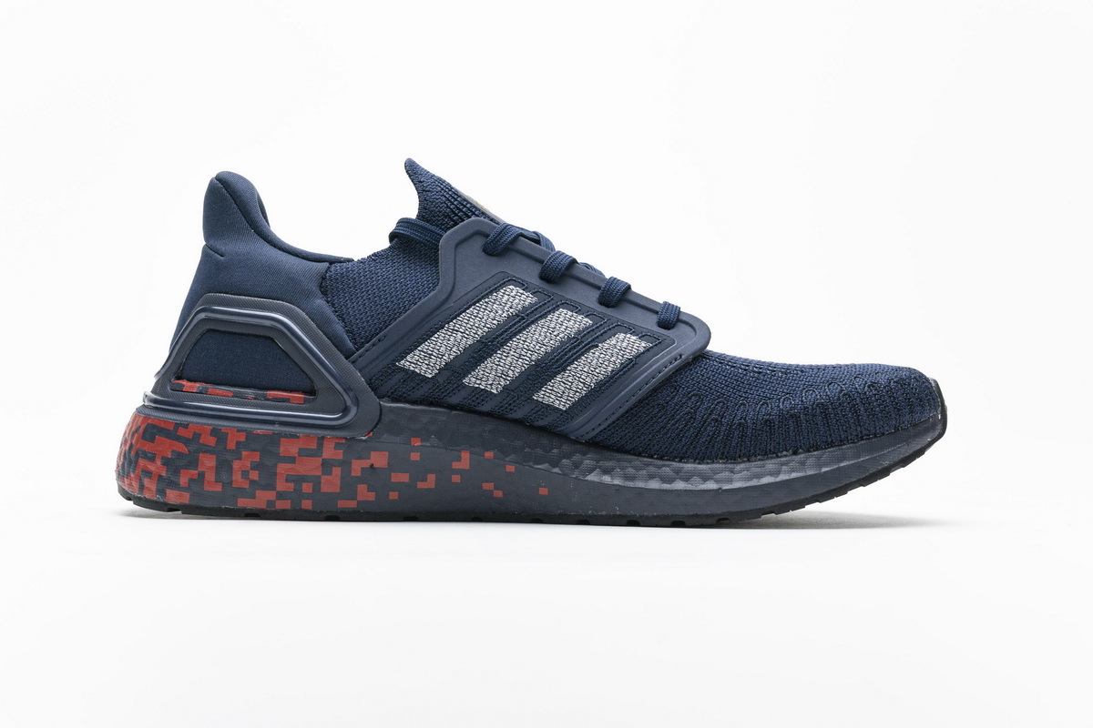     adidas Ultra BOOST 20 CONSORTIUM Dark Blue Red Real Boost