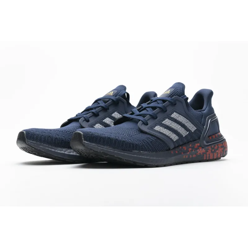 Pkgod adidas Ultra BOOST 20 CONSORTIUM Dark Blue Red Real Boost