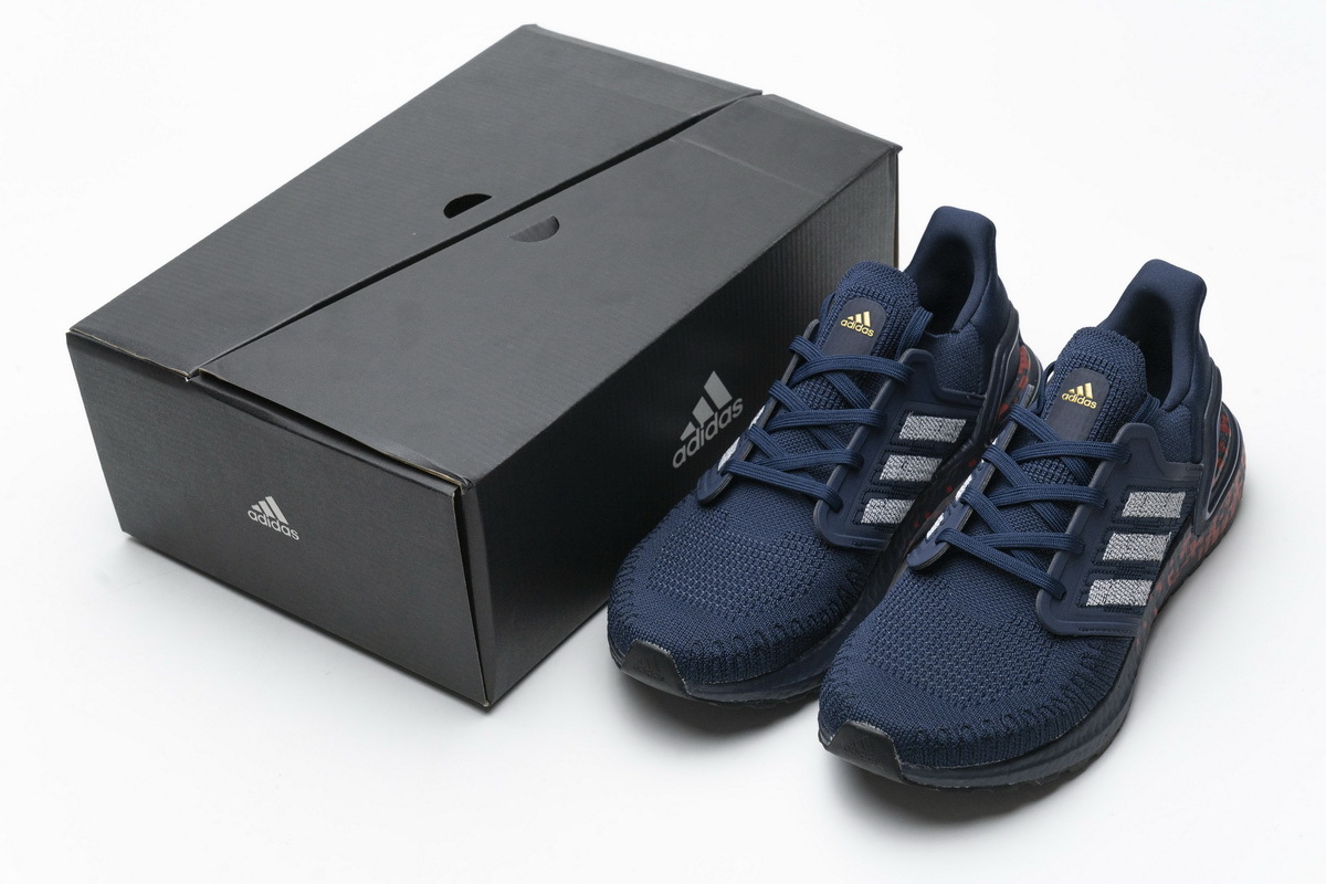     adidas Ultra BOOST 20 CONSORTIUM Dark Blue Red Real Boost
