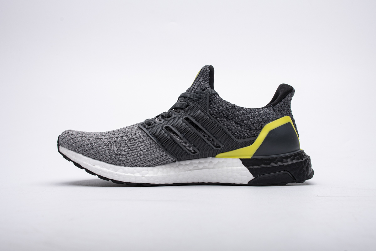     adidas Ultra Boost 4.0 Grey Black Yellow