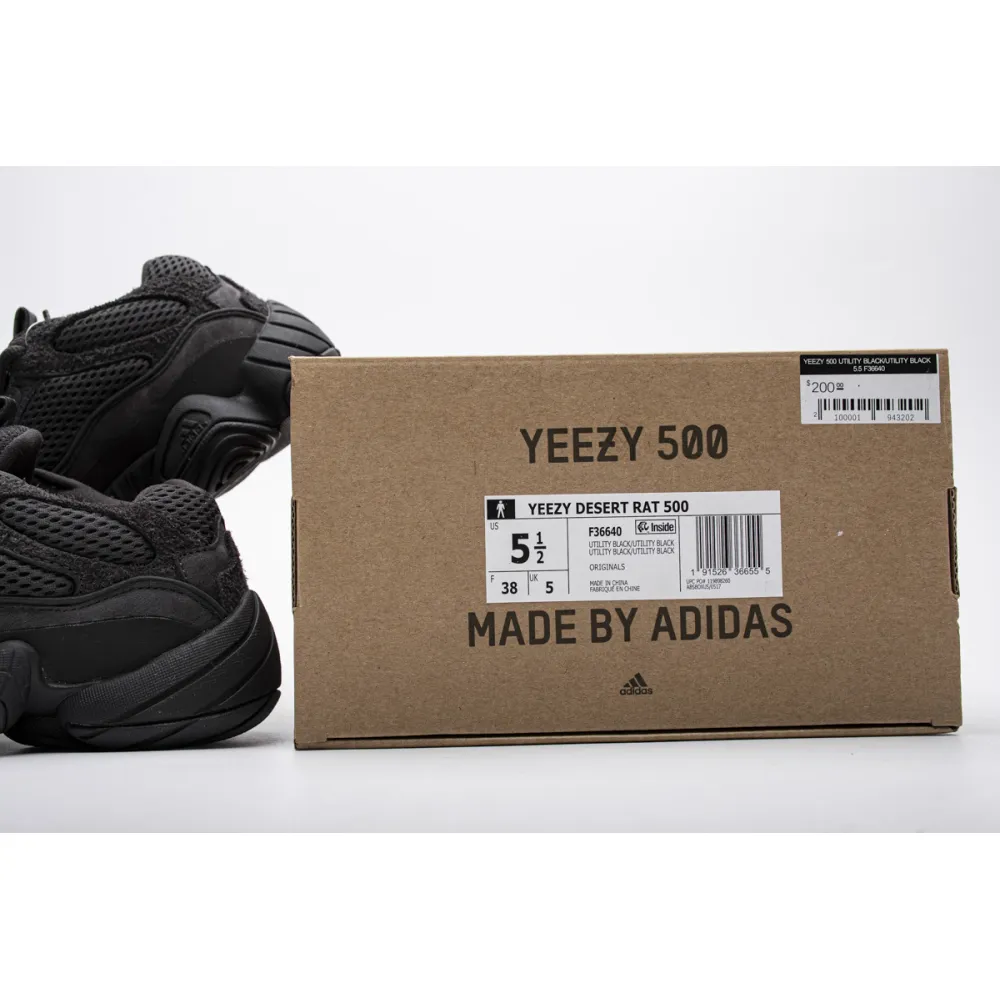 Pkgod Adidas Yeezy 500 Utility Black