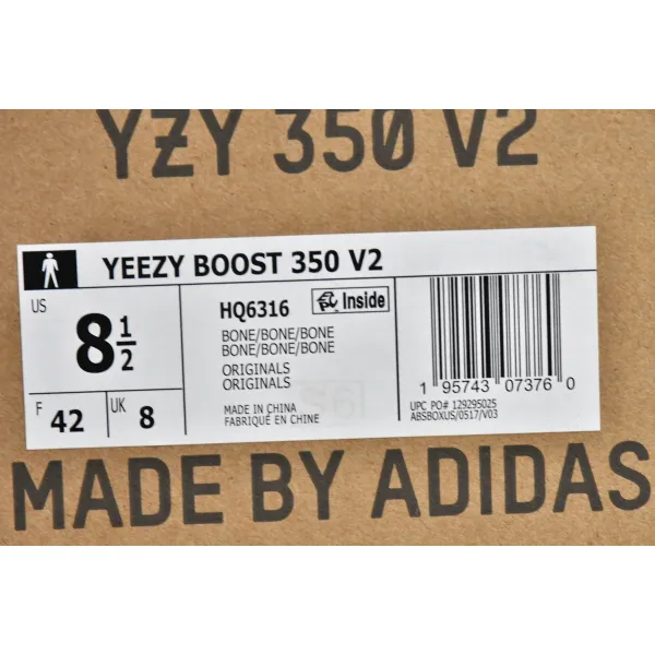 PK God Adidas Yeezy Boost 350 V2 Bone