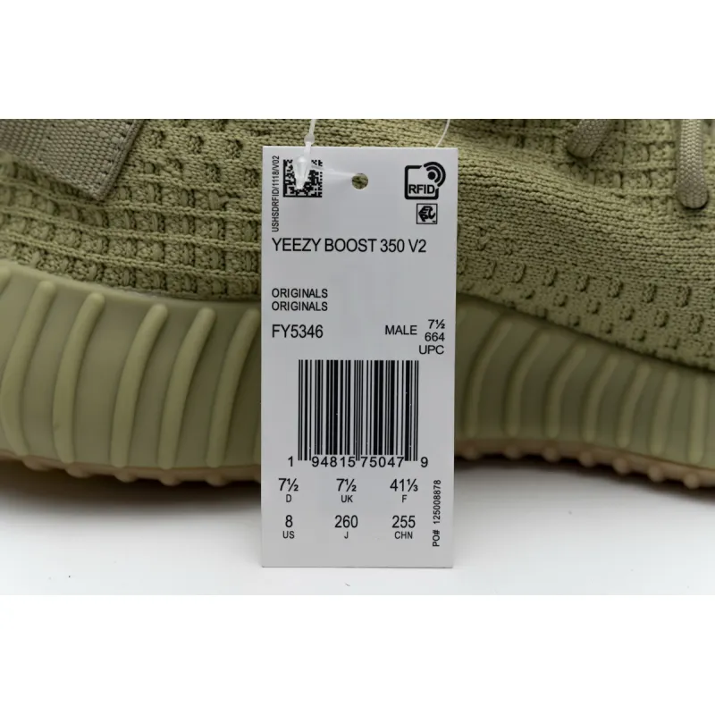 Pkgod Adidas Yeezy Boost 350 V2 Sulfur