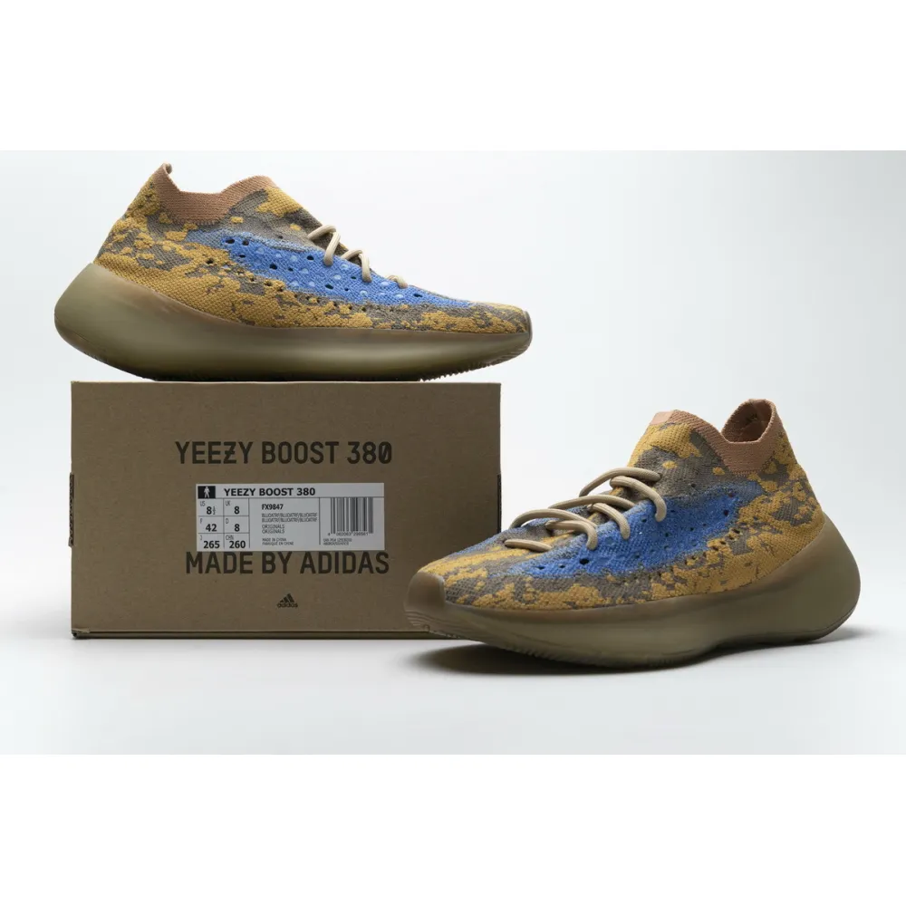 Pkgod Adidas Yeezy Boost 380 Blue Oat Reflective 