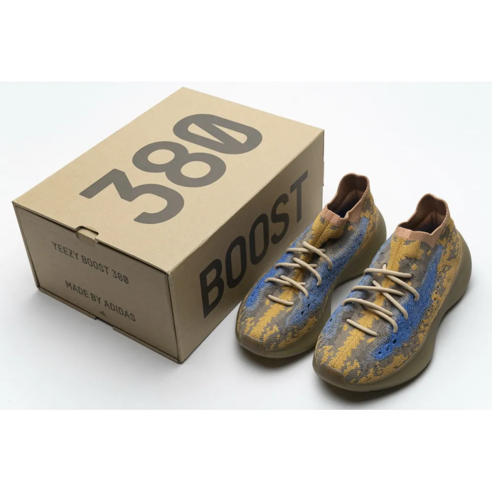 Pkgod Adidas Yeezy Boost 380 Blue Oat Reflective 