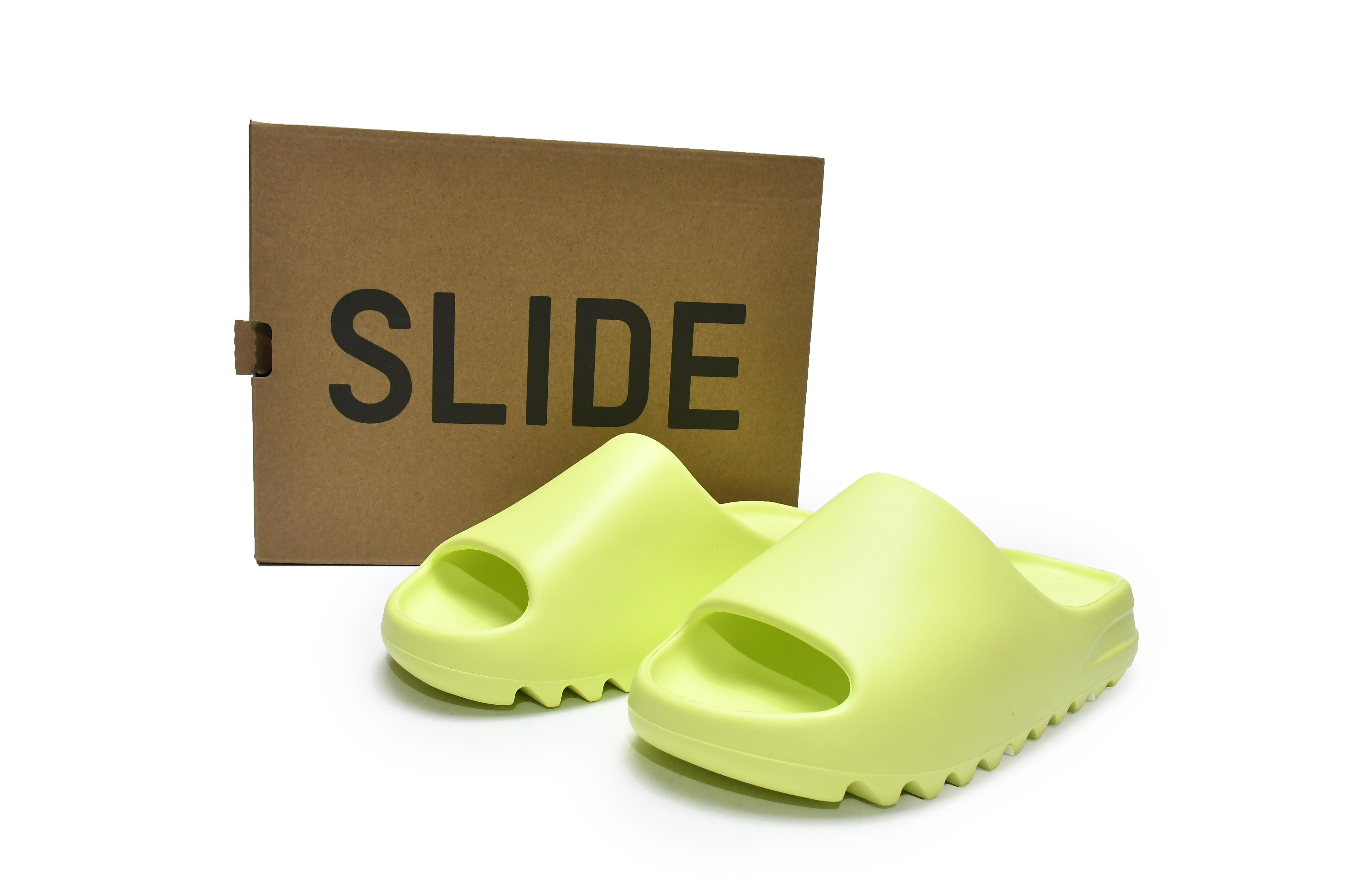 Pkgod adidas Yeezy Slide Glow Green