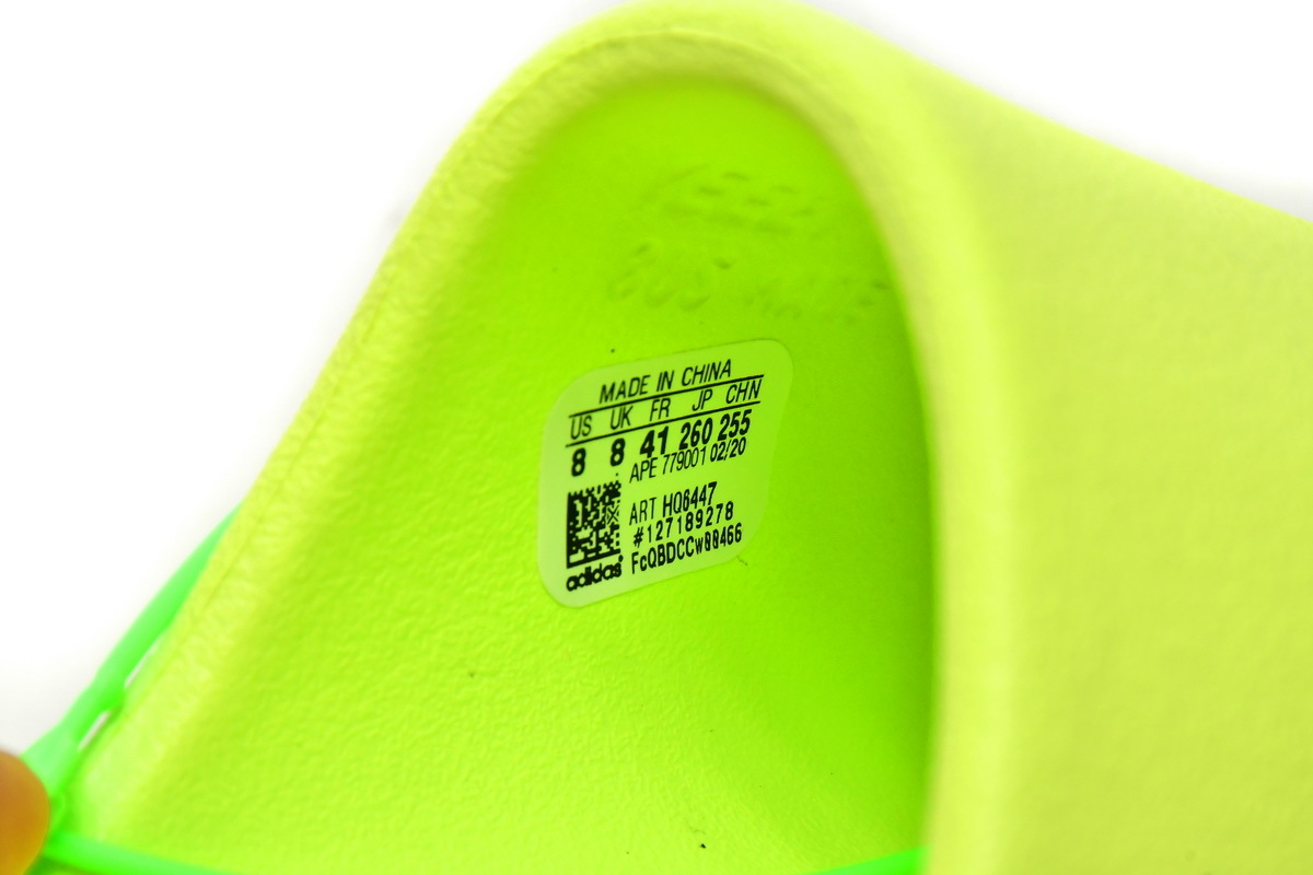 Pkgod adidas Yeezy Slide Glow Green (2022)
