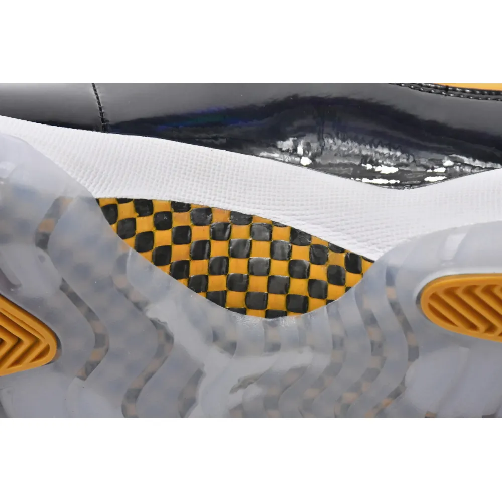 Pkgod Air Jordan 11 Retro Black Yellow