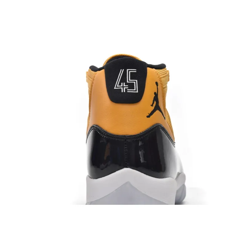 Pkgod Air Jordan 11 Retro Black Yellow