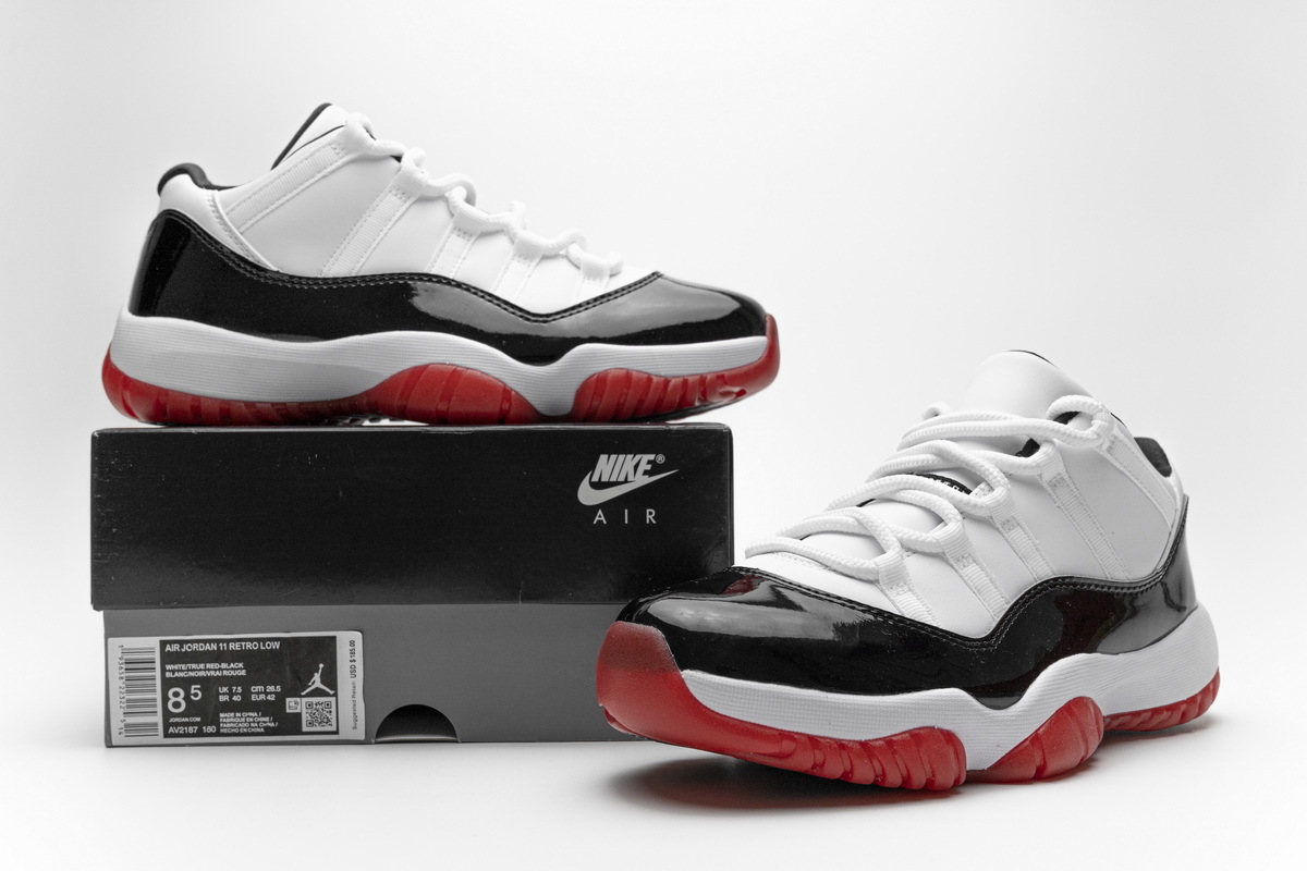    Pkgod Air Jordan 11 Retro Low Concord Bred
