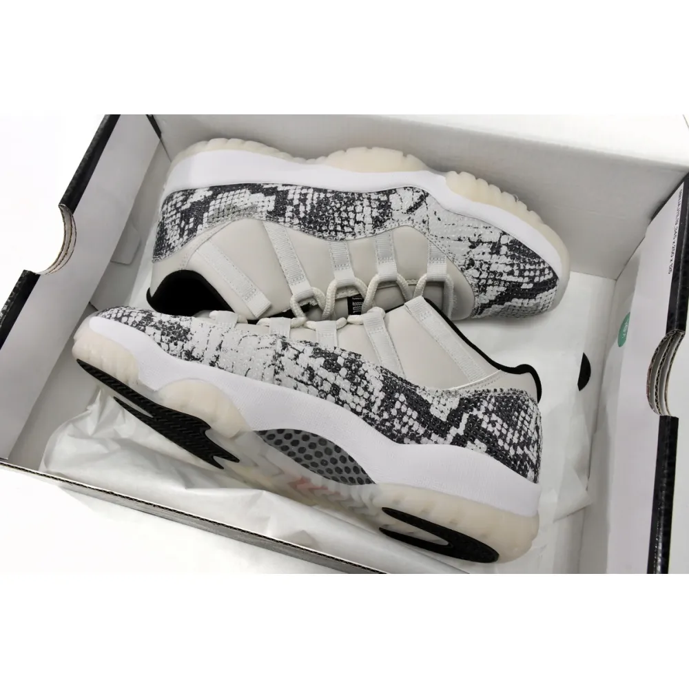 Pkgod Air Jordan 11 Retro Low Snake Light Bone