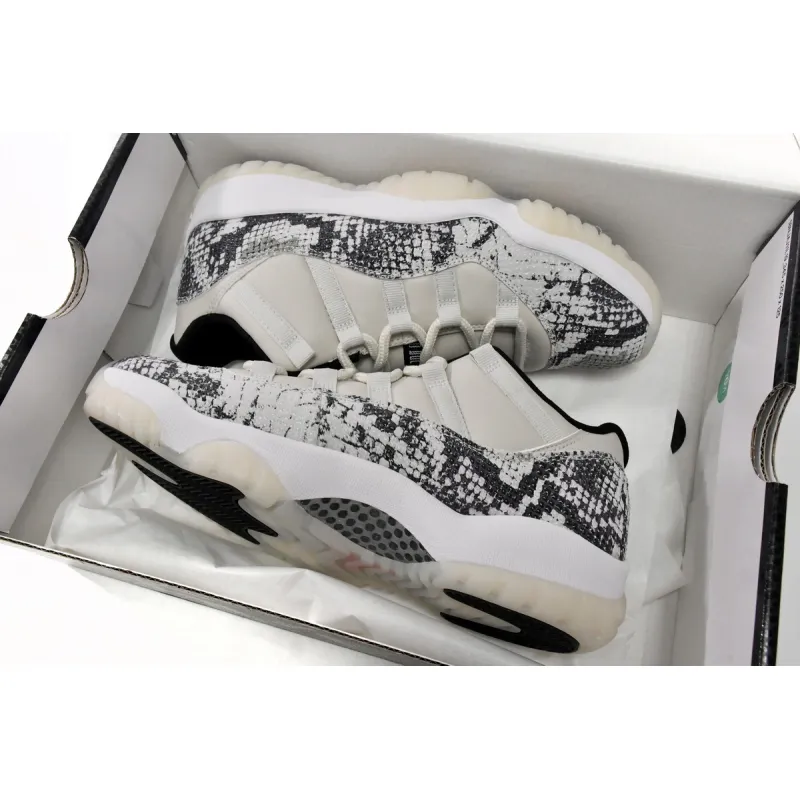 Pkgod Air Jordan 11 Retro Low Snake Light Bone