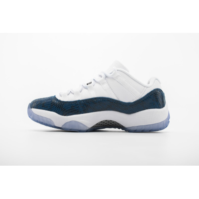 Pkgod Air Jordan 11 Retro Low Snake Navy  01