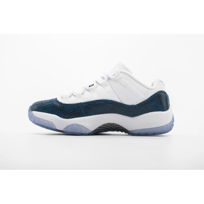 Pkgod Air Jordan 11 Retro Low Snake Navy  01