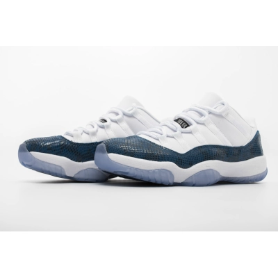 Pkgod Air Jordan 11 Retro Low Snake Navy  02