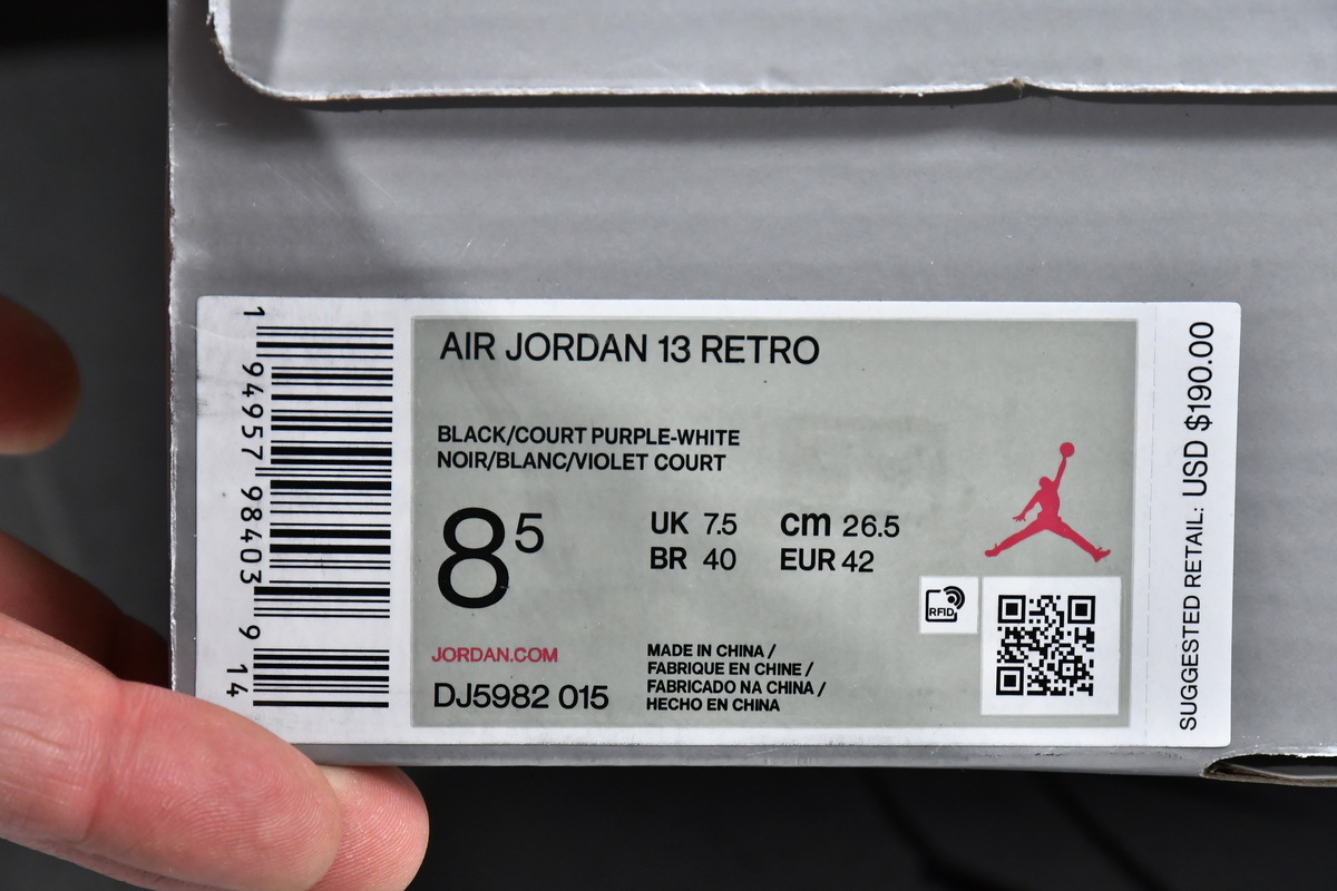 Pkgod Air Jordan 13 Retro Court Purple